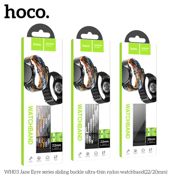 Curea smartwath Hoco WH03 Jane Eyre (22mm) [Black]